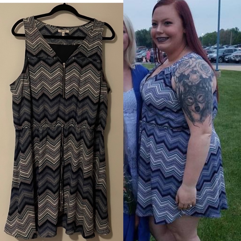 Maurice’s 1X chevron summer dress